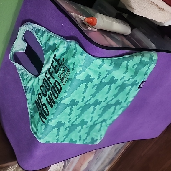 NWOT Brazilian Fitness Co. Wms Fitness T-back Tank - Picture 4 of 8